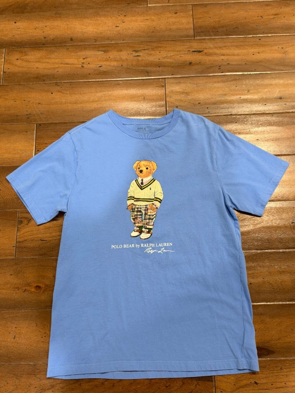 Polo Ralph Lauren Polo Bear tee light blue Youth XL